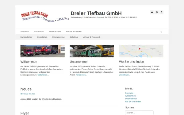 www.dreier-tiefbau.de