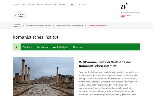 www.roma.unibe.ch