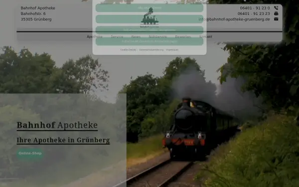 www.bahnhof-apotheke-gruenberg.de