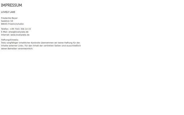 lovelylake.de