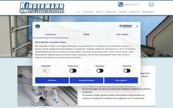 metallbau-kindermann.de