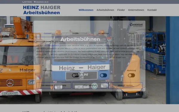 www.heinz-arbeitsbuehnen.de