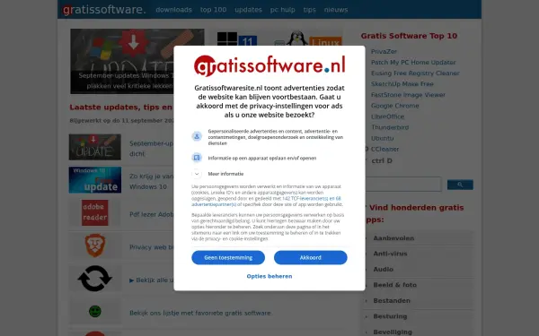 www.gratissoftwaresite.nl