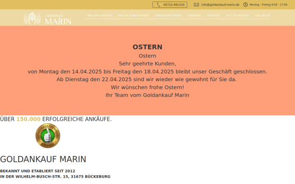 www.goldankauf-marin.de