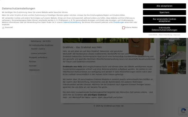 www.grabmalausholz.de