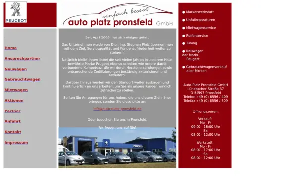 auto-platz-pronsfeld.de