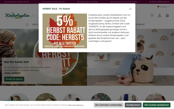 www.kindertapeten.de