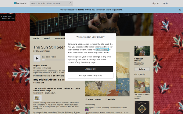 shannenmoser.bandcamp.com