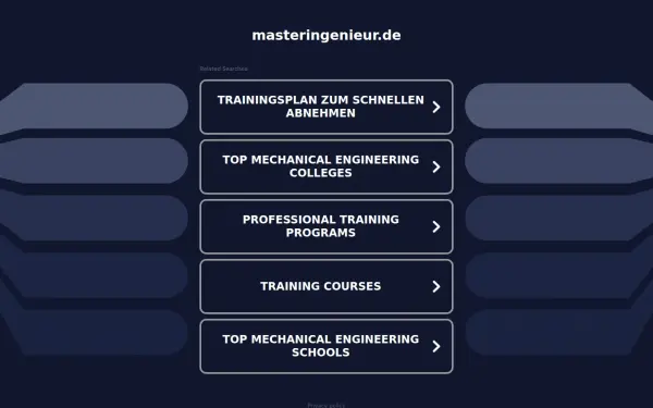 masteringenieur.de
