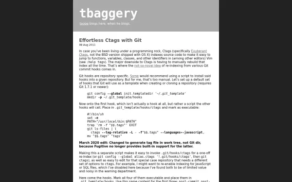 tbaggery.com