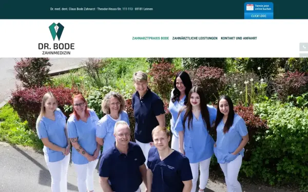 www.zahnarzt-bode-leimen.de
