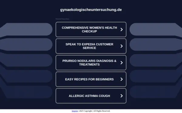 gynaekologischeuntersuchung.de
