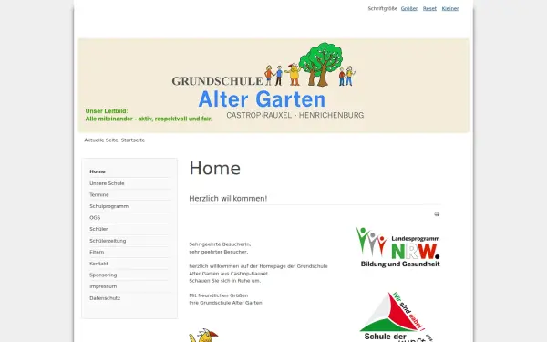 grundschulealtergarten.de
