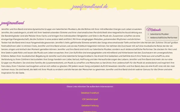 www.jenniferundband.de