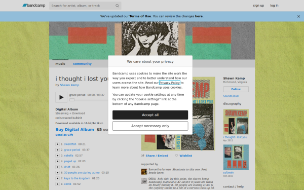 shawnkemp.bandcamp.com