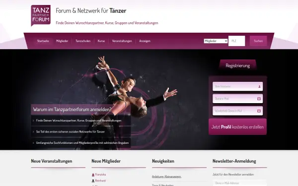 www.tanzpartnerforum.de