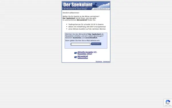 www.derspekulant.ch