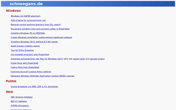 schneegans.de