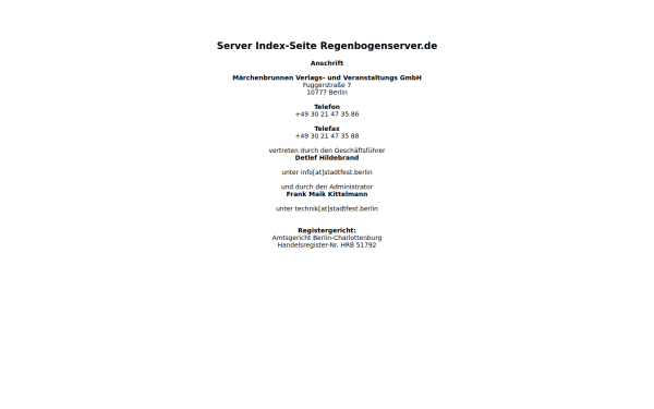 www.regenbogenserver.de