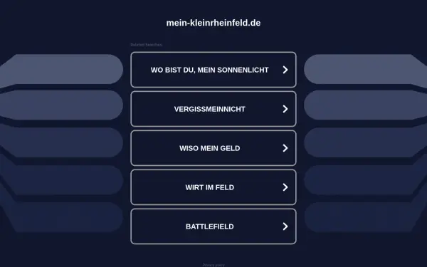 mein-kleinrheinfeld.de