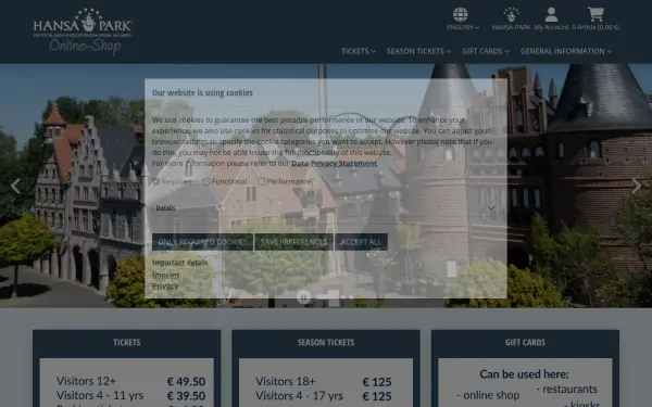 shop.hansapark.de