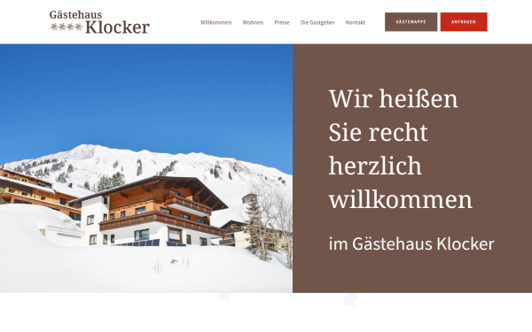 gaestehaus-klocker.com