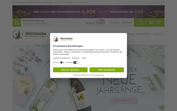 www.weinlaube.de
