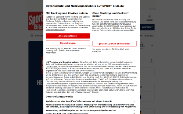 m.sportdaten.sportbild.bild.de