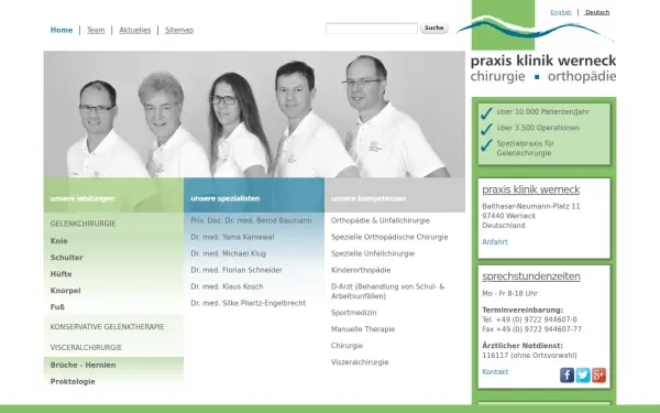 www.praxisklinik-werneck.de