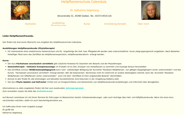 heilpflanzenschule-calendula.de