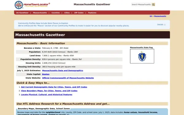 massachusetts.hometownlocator.com