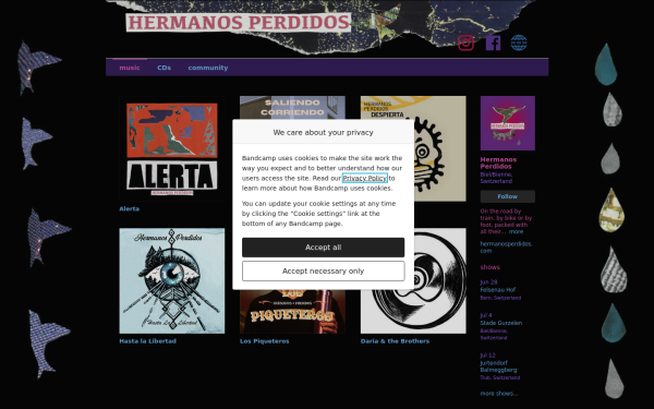 hermanosperdidos.bandcamp.com