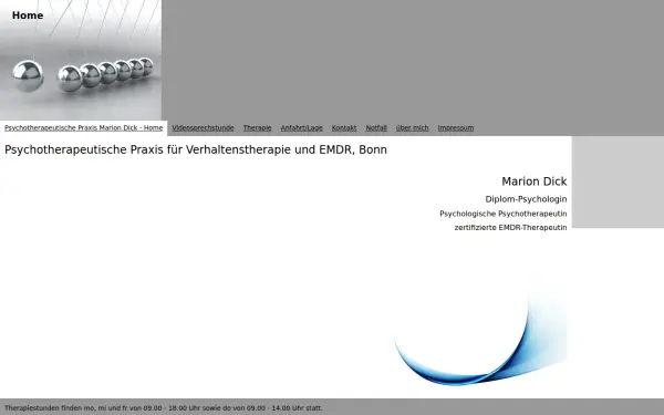 psychotherapie-marion-dick.de