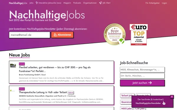 www.nachhaltigejobs.de