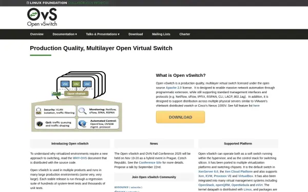 www.openvswitch.org