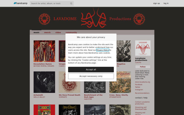 lavadome.bandcamp.com