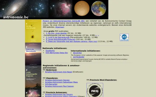 astronomie.be