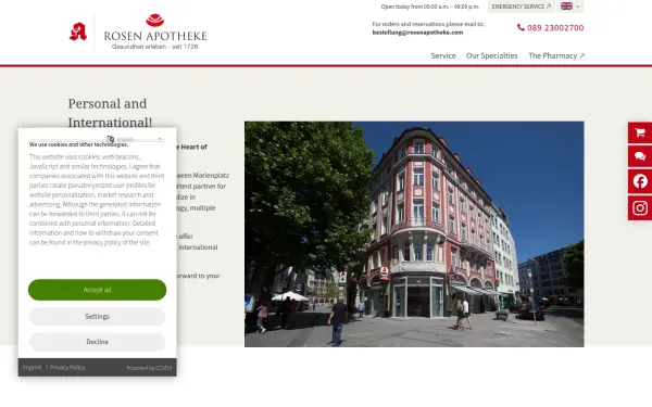 rosenapotheke.com