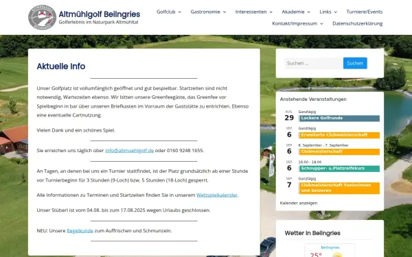 www.altmuehlgolf-beilngries.de