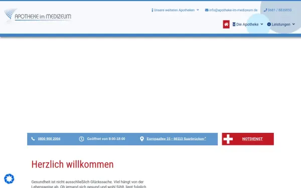 www.apothekeimmedizeum.de