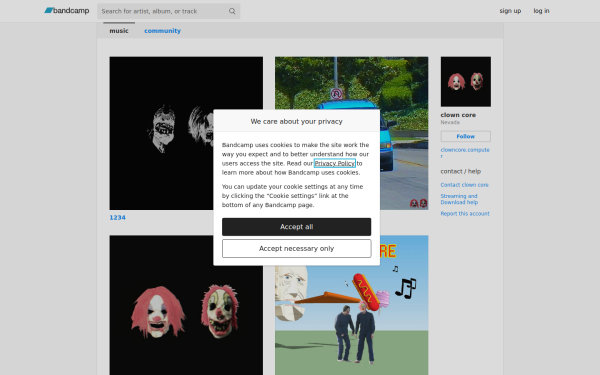 clowncore.bandcamp.com