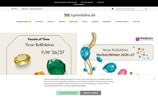 www.crystalidea.de