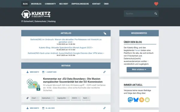 www.kuketz-blog.de