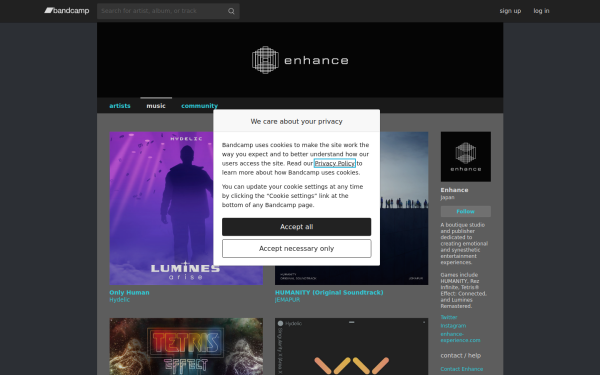 enhanceexperience.bandcamp.com
