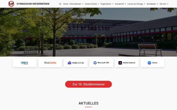www.gymnasium-wesermuende.de