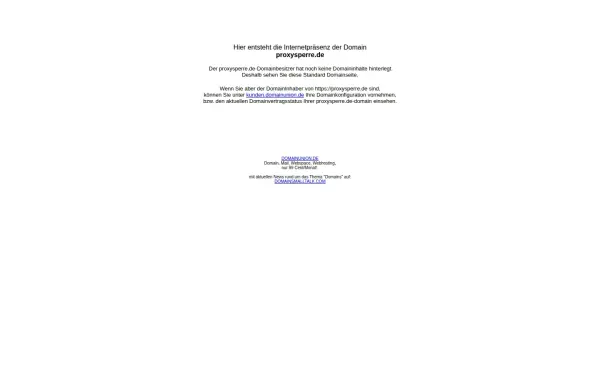 www.proxysperre.de