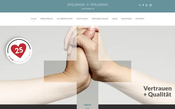 www.zahnarztpraxis-spielmann.de