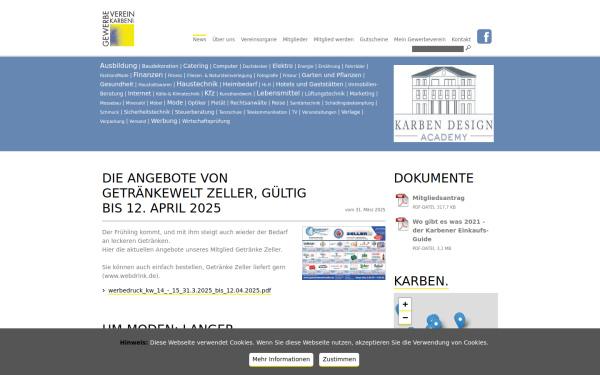 gewerbeverein-karben.de