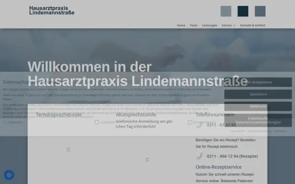 www.hausarztpraxis-lindemannstrasse.de