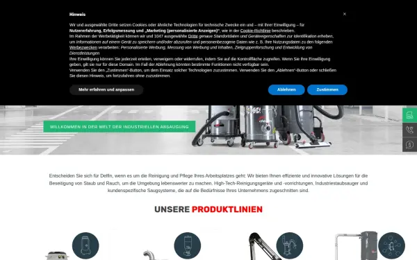 www.delfinindustriesauger.de